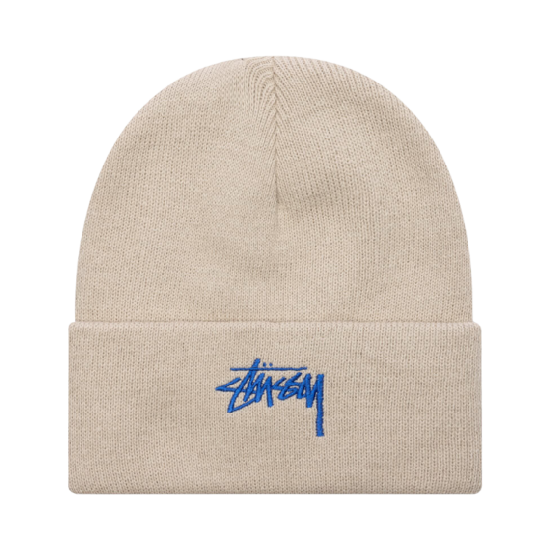 스투시 스탁 커프 비니 크림(Stussy Stock Cuff Beanie Cream) - 1