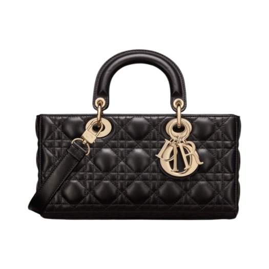 Dior Lady D-Joy Bag Cannage Lambskin Black
