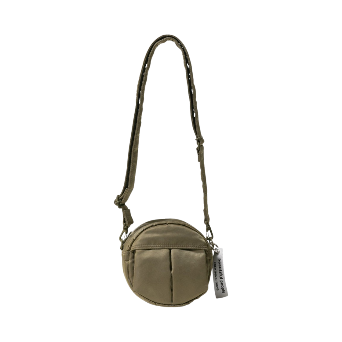 KW4BBGCBF06OL Beautiful People x POTR Shoulder Bag in Nylon Twill Olive