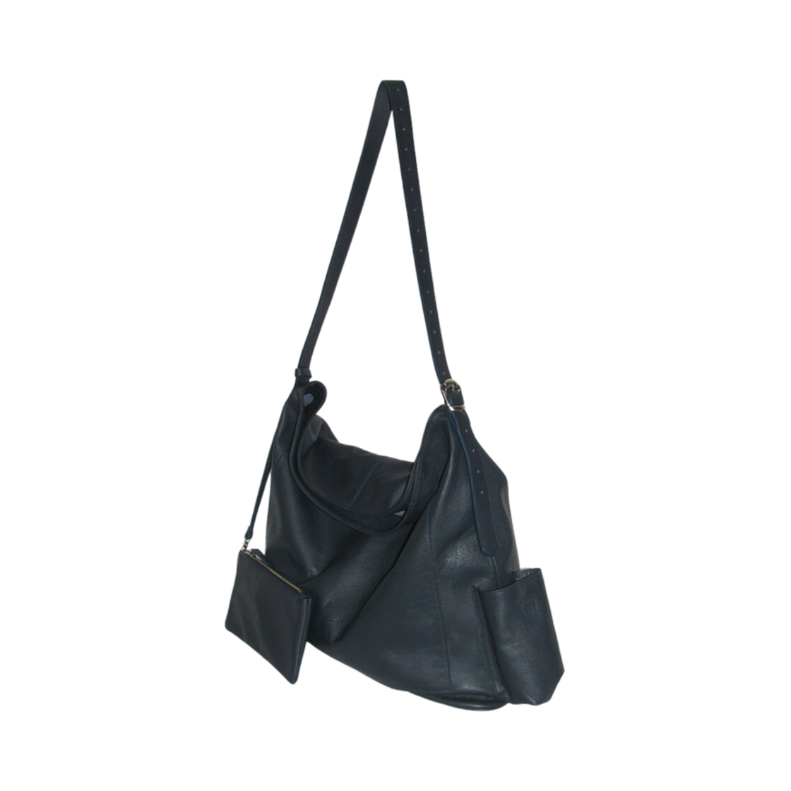 OR0004 Paloma Wool Camp Nou Leather Bag Navy