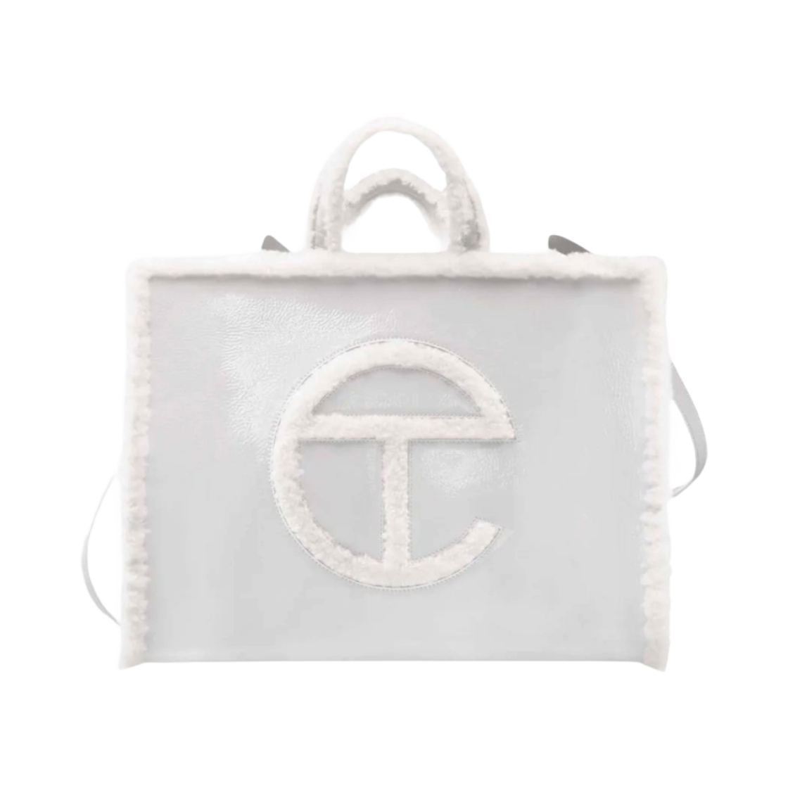 텔파 x 어그 라지 쇼핑백 크링클 화이트(Telfar x UGG Large Shopper Crinkle White) - 1