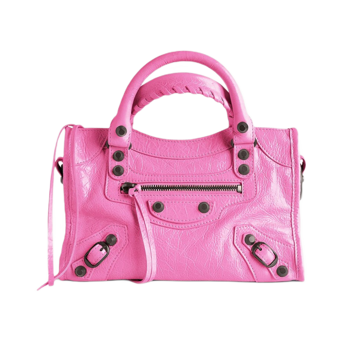 발렌시아가 르 시티 백 미니 글로시 핑크(Balenciaga Le City Bag Mini Glossy Pink) - 1