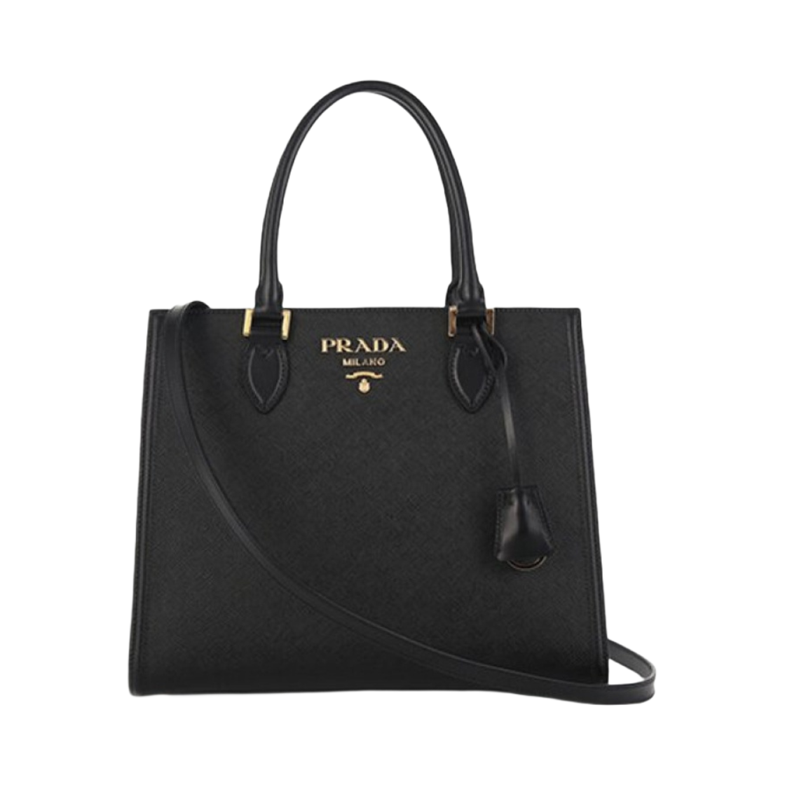 1BA227-2EDV-F0002 Prada Saffiano Leather Tote Bag Black