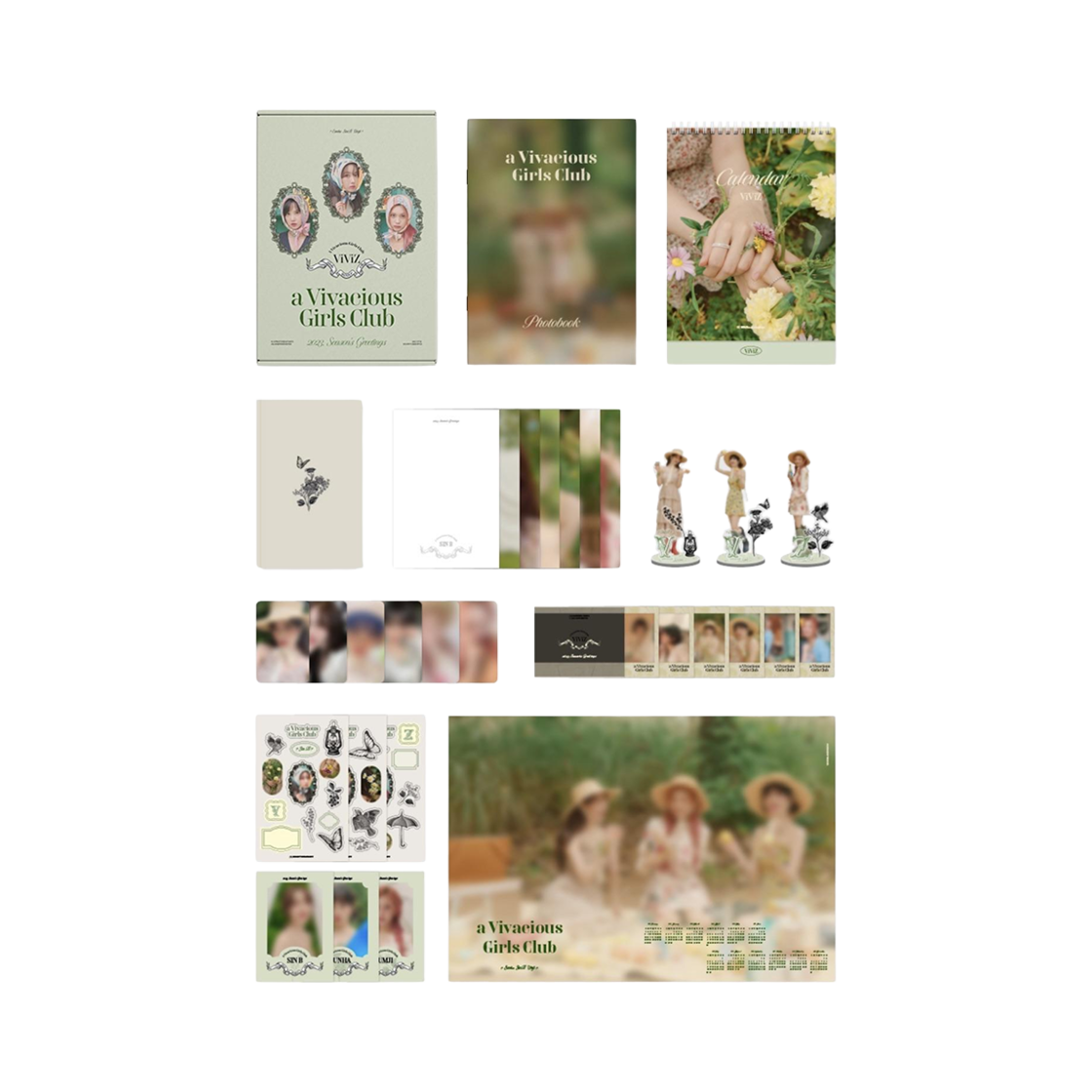 비비지 어 비바셔스 걸스 클럽 시즌 그리팅 2023(Viviz A Vivacious Girls Club Season’s Greetings 2023) - 2