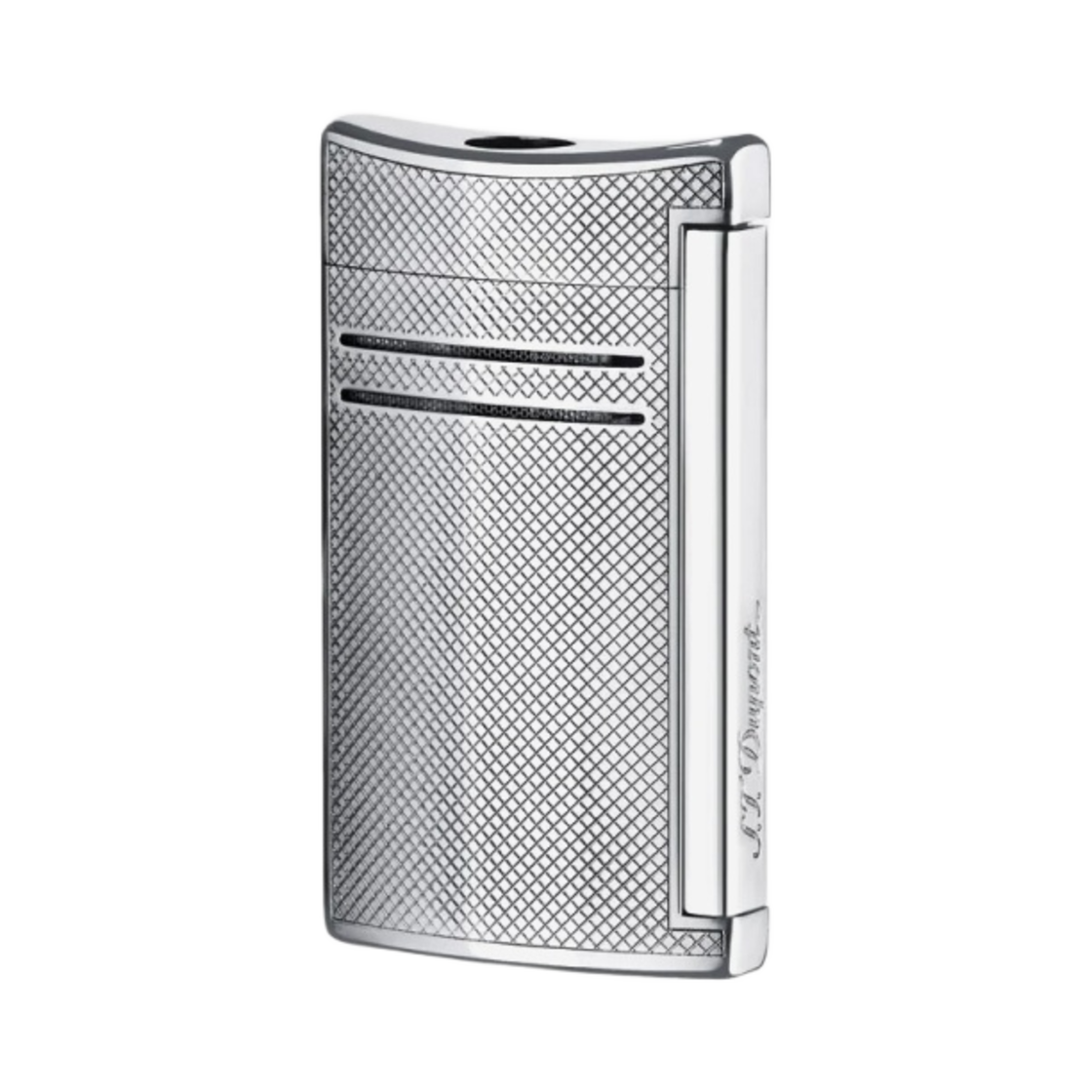 020157N S.T. Dupont Maxijet Chrome Finish Lighter Silver