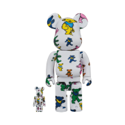 Bearbrick x Grateful Dead Dancing Bear 100% & 400% Set