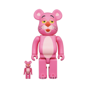 Bearbrick Pink Panther 100% & 400% Set