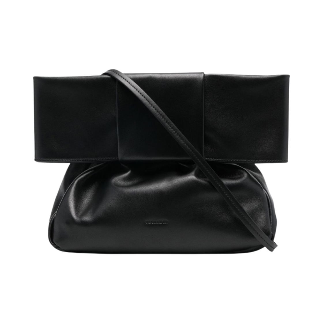 질 샌더 보우 파우치 미디움 블랙(Jil Sander Bow Pouch Medium Black) - 1