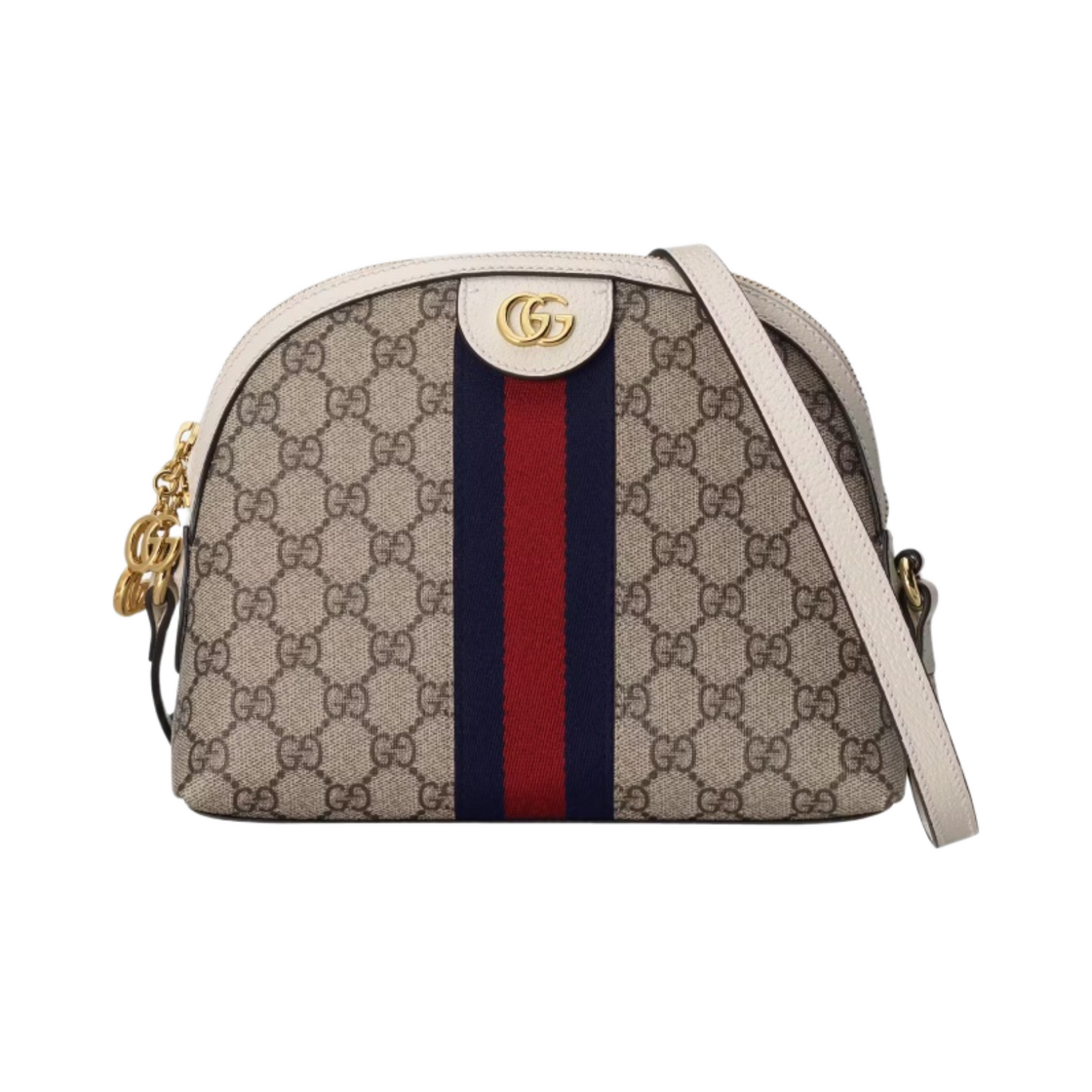 499621-K05NB-9794 Gucci Ophidia Small Shoulder Bag Beige Ebony