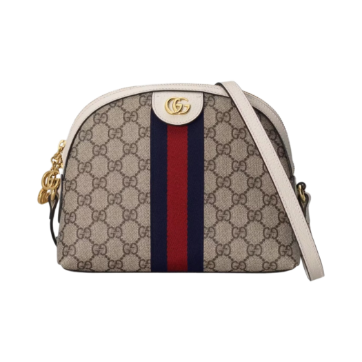 Gucci Ophidia Small Shoulder Bag Beige Ebony