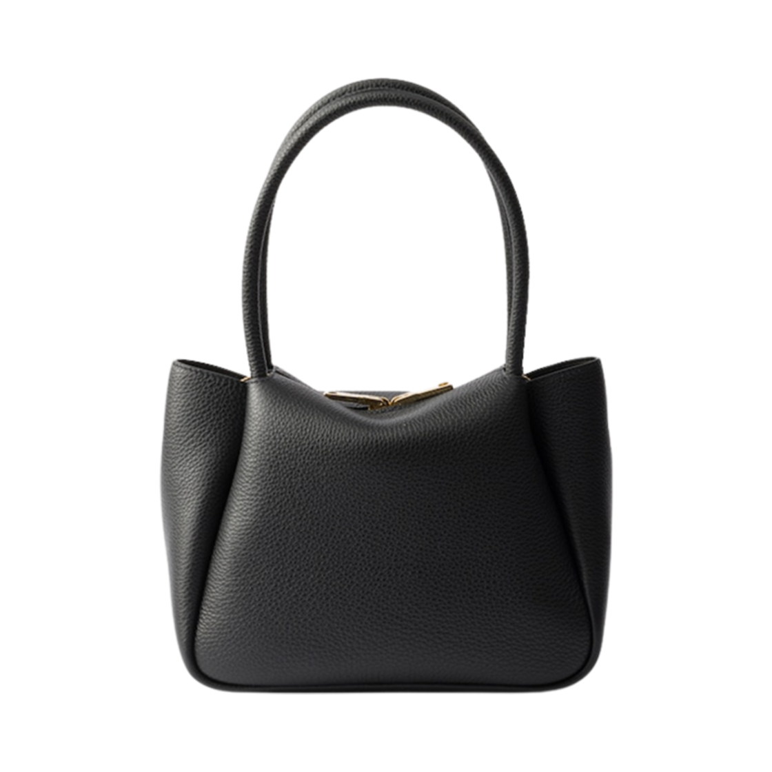 프라다 스몰 레더 백 블랙(Prada Small Leather Bag Black) - 2