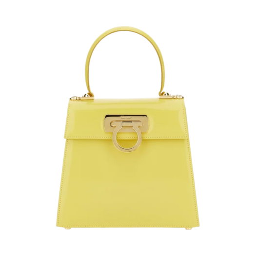 Ferragamo Small Kelly Bag Lemon