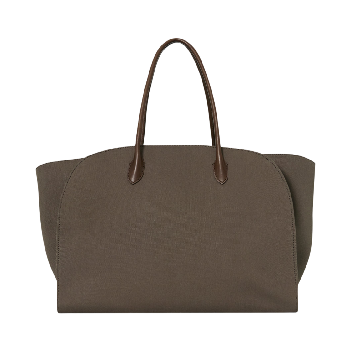 더 로우 말로 17 백 코튼 캔버스 토프(The Row Marlo 17 Bag in Cotton Canvas Taupe) - 1