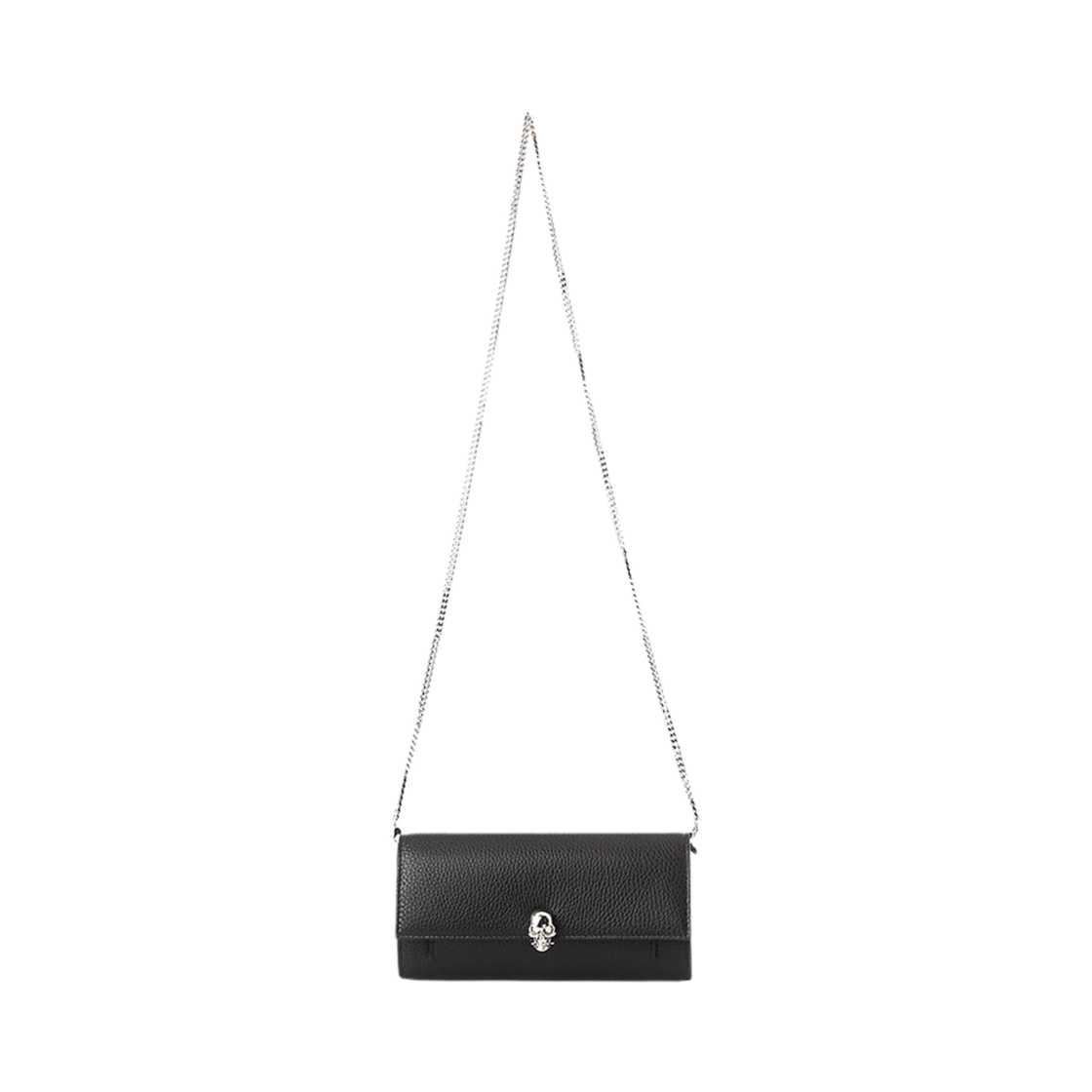 5541961DD0I1000 Alexander McQueen Skull Chain Shoulder Bag Black
