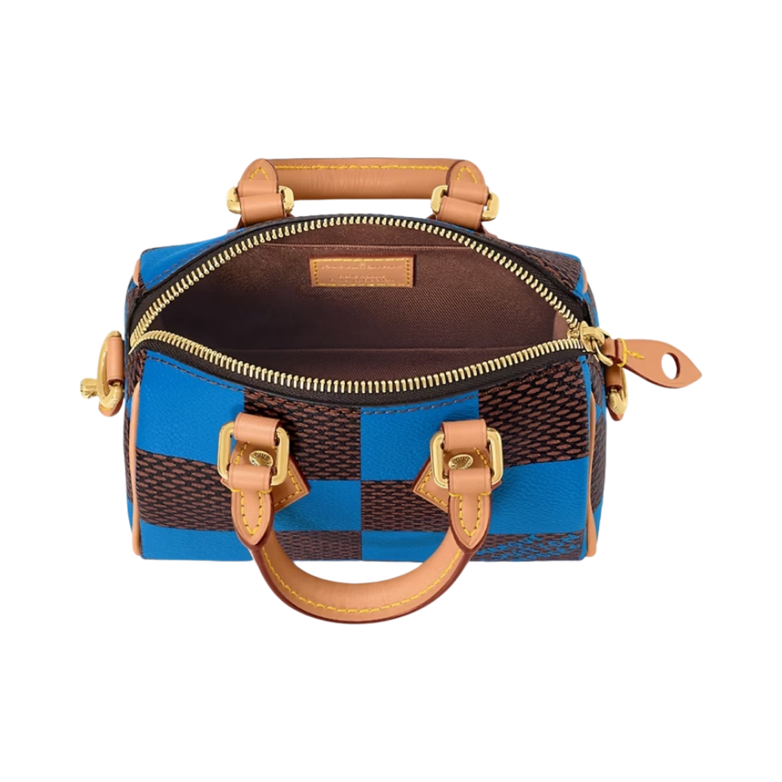 루이비통 스피디 18 반둘리에 다미에 팝 블루(Louis Vuitton Speedy 18 Bandouliere Damier Pop Blue) - 3