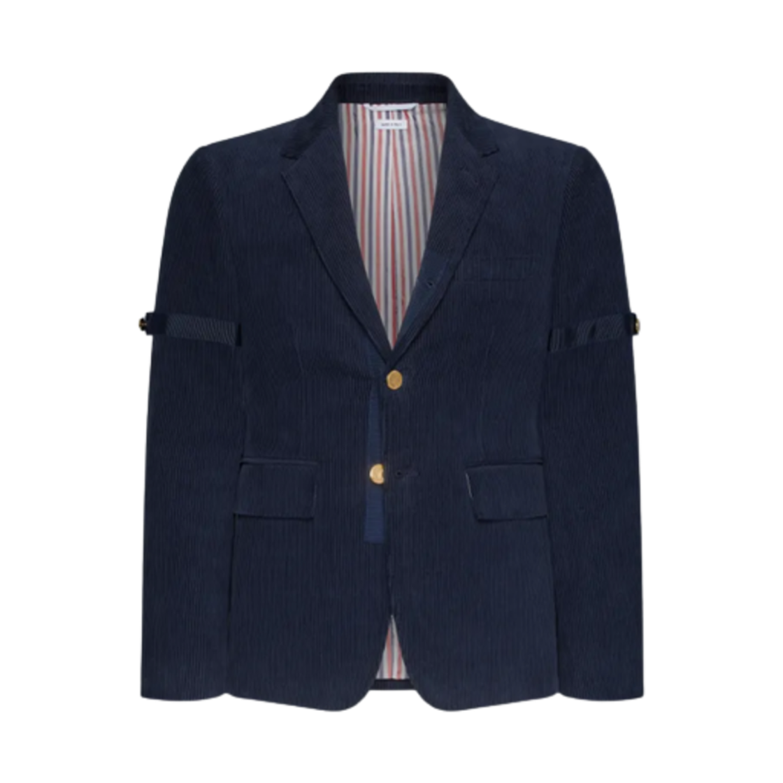 톰브라운 클래식 코듀로이 암밴드 스포츠 코트 블루(Thom Browne Classic Corduroy Armband Sport Coat Blue)