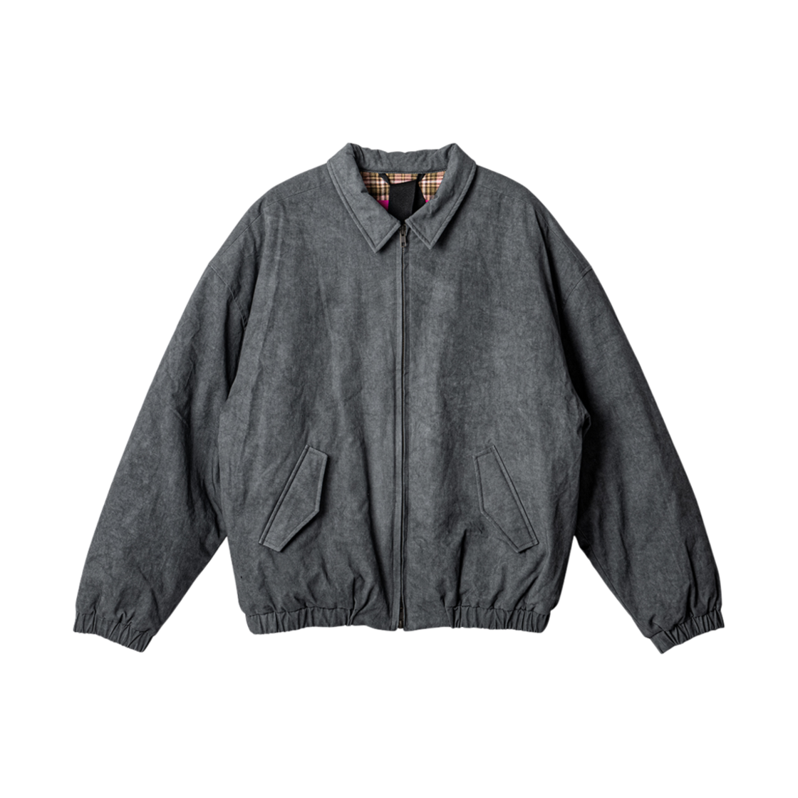 멜로우 피그먼트 드리즐러 자켓 차콜(MELLOW Pigment Drizzler Jacket Charcoal)