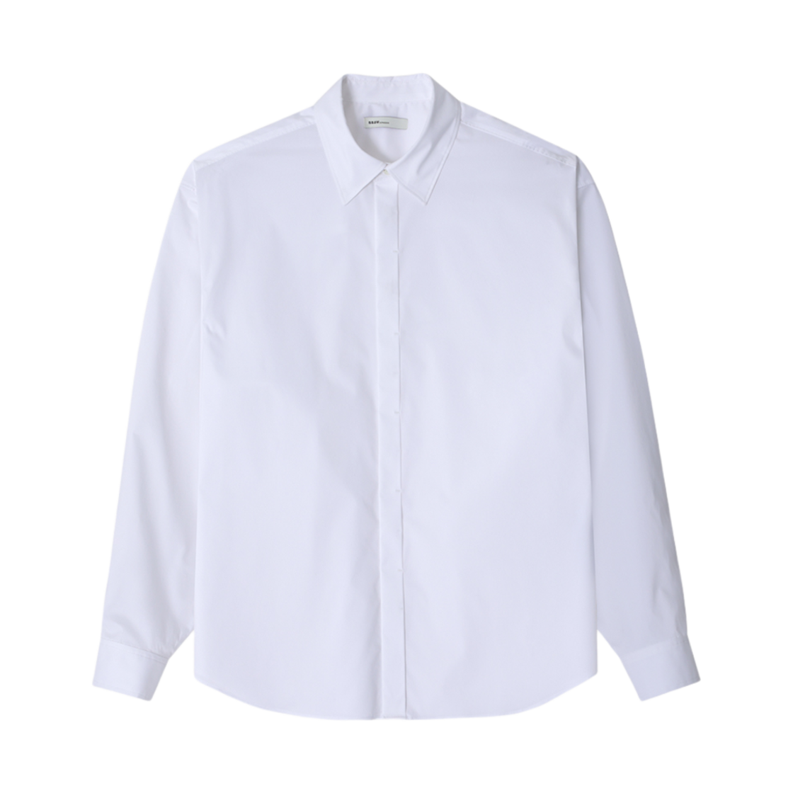 SH1SH101WH Songzio Homme Ssaw Singular Oversize Shirt White