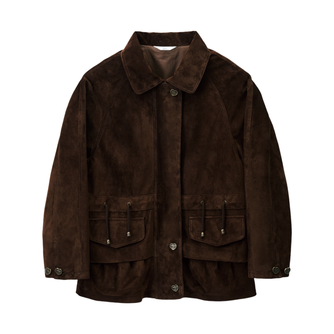 에스티유 우먼스 스웨이드 폴드 자켓 브라운(STU Women's Suede Fold Jacket Brown)
