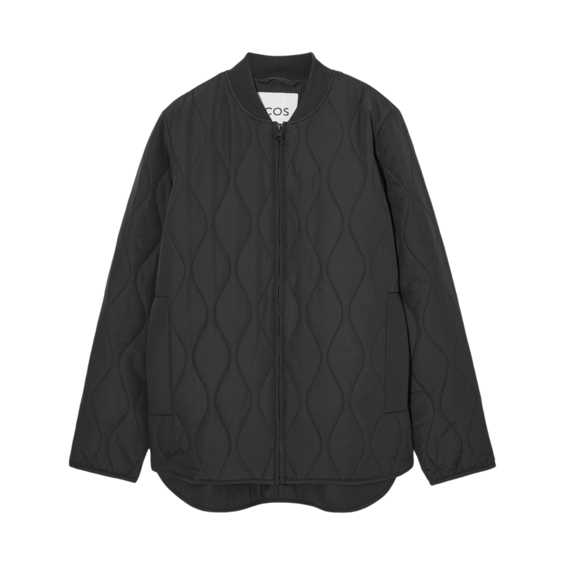 1088442001 (W) COS Quilted Liner Jacket Black