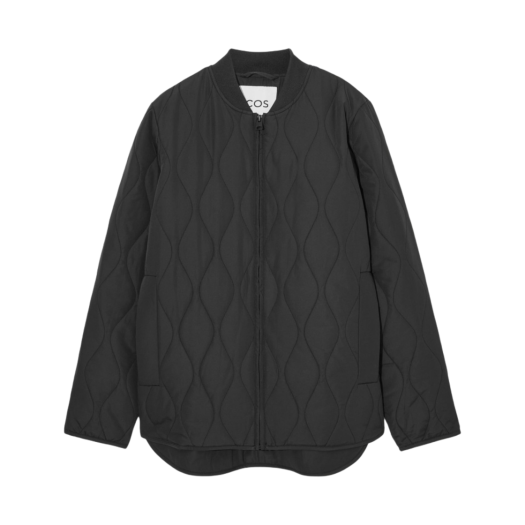 1088442001 (W) COS Quilted Liner Jacket Black