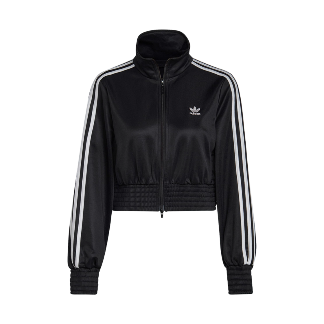 HF7535 (W) Adidas Adicolor Classic High-Shine Track Jacket Black - US Sizing