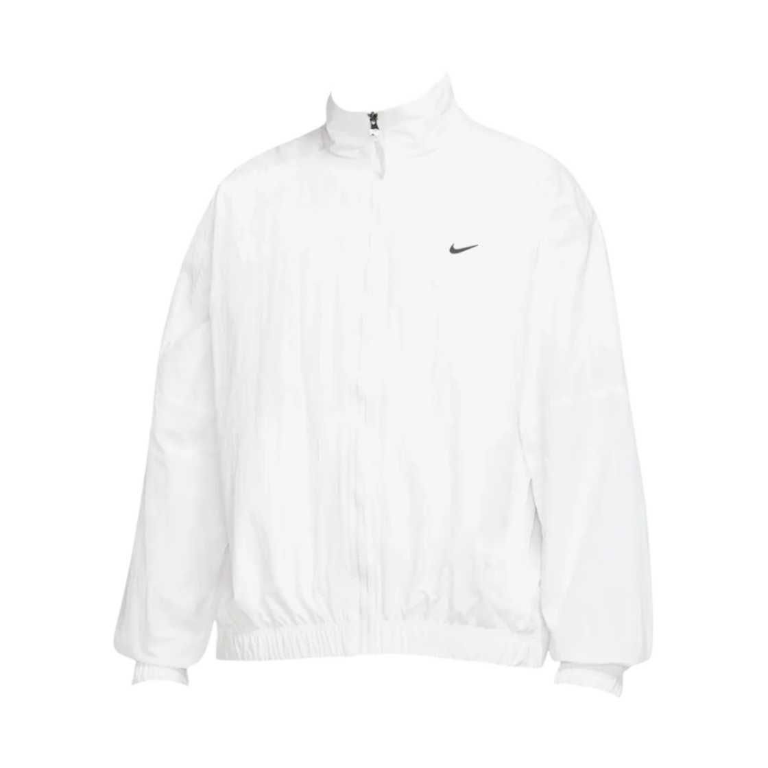 나이키 NRG 솔로 스우시 우븐 트랙 자켓 화이트 - 아시아(Nike NRG Solo Swoosh Woven Track Jacket White - Asia)