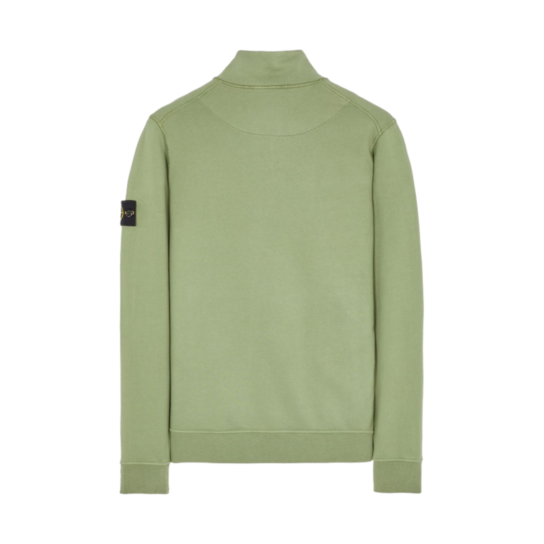 스톤 아일랜드 64351 코튼 플리스 트랙탑 세이지 그린 - 23SS(Stone Island 64351 Cotton Fleece Track Top Sage Green - 23SS) - 2