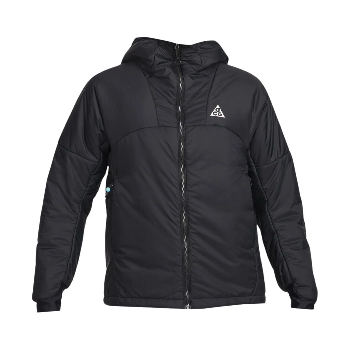 (W) 나이키 ACG 써마핏 ADV 로프 드 도프 풀 집 자켓 블랙 서밋 화이트 - 아시아((W) Nike ACG Therma-Fit ADV Rope De Dope Full Zip Jacket Black Summit White - Asia)