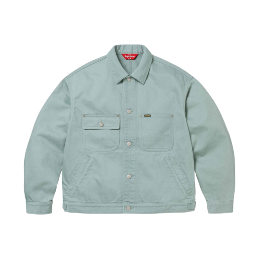 Supreme Denim Chore Trucker Jacket Mint - 24SS