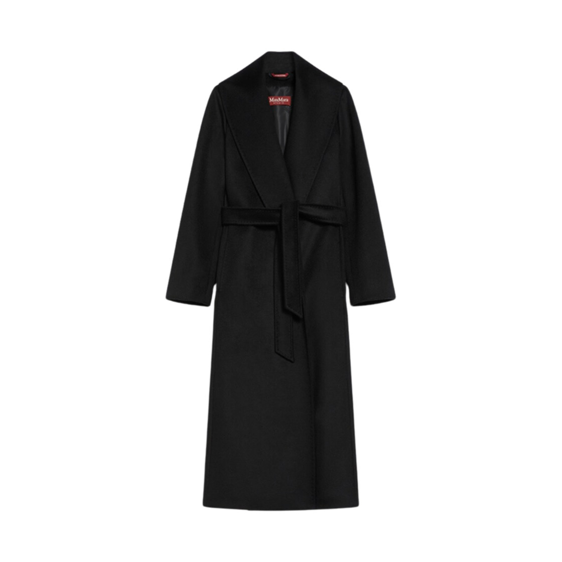 LORIANA-013 (W) Max Mara Studio Loriana Virgin Wool Coat Black
