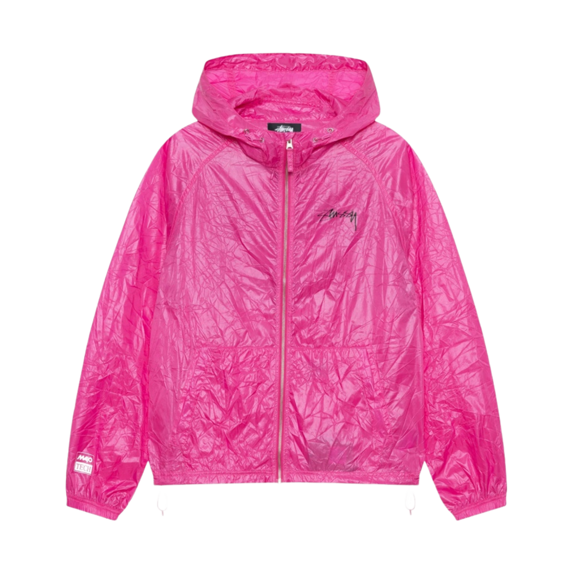 스투시 비치 쉘 링클 나일론 자켓 마젠타 | Stussy | KREAM