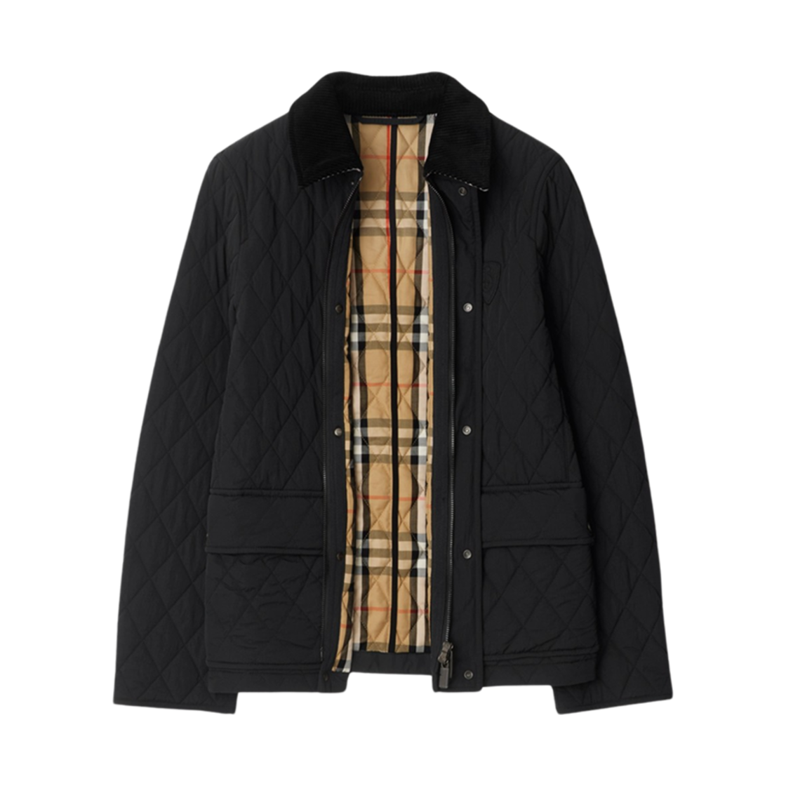 (W) 버버리 퀼티드 나일론 자켓 블랙((W) Burberry Quilted Nylon Jacket Black) - 2