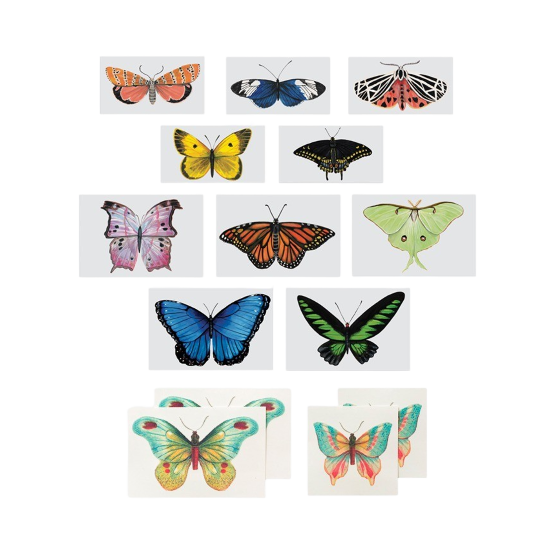 999906 TATTLY Butterflies Tattoo Sticker Set