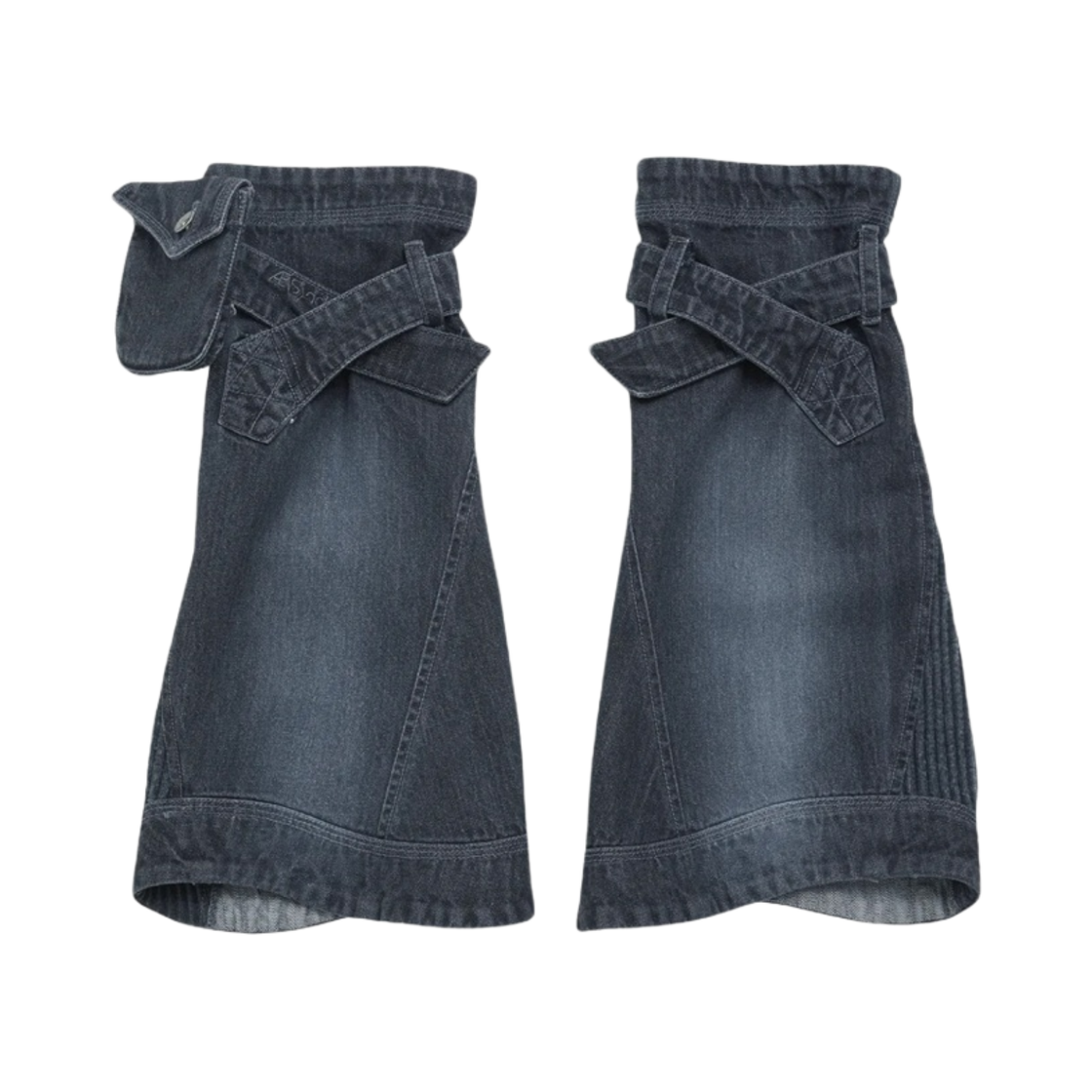 (W) 에이시넥틱스 C 벨티드 레그 워머 차콜((W) Ae Synctx C Belted Leg Warmer Charcoal) - 1