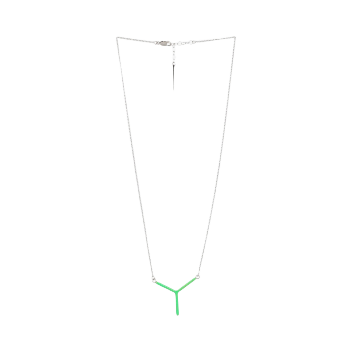 와이프로젝트 미니 Y 네클리스 라임 - 23SS(Y/Project Mini Y Necklace Lime - 23SS)