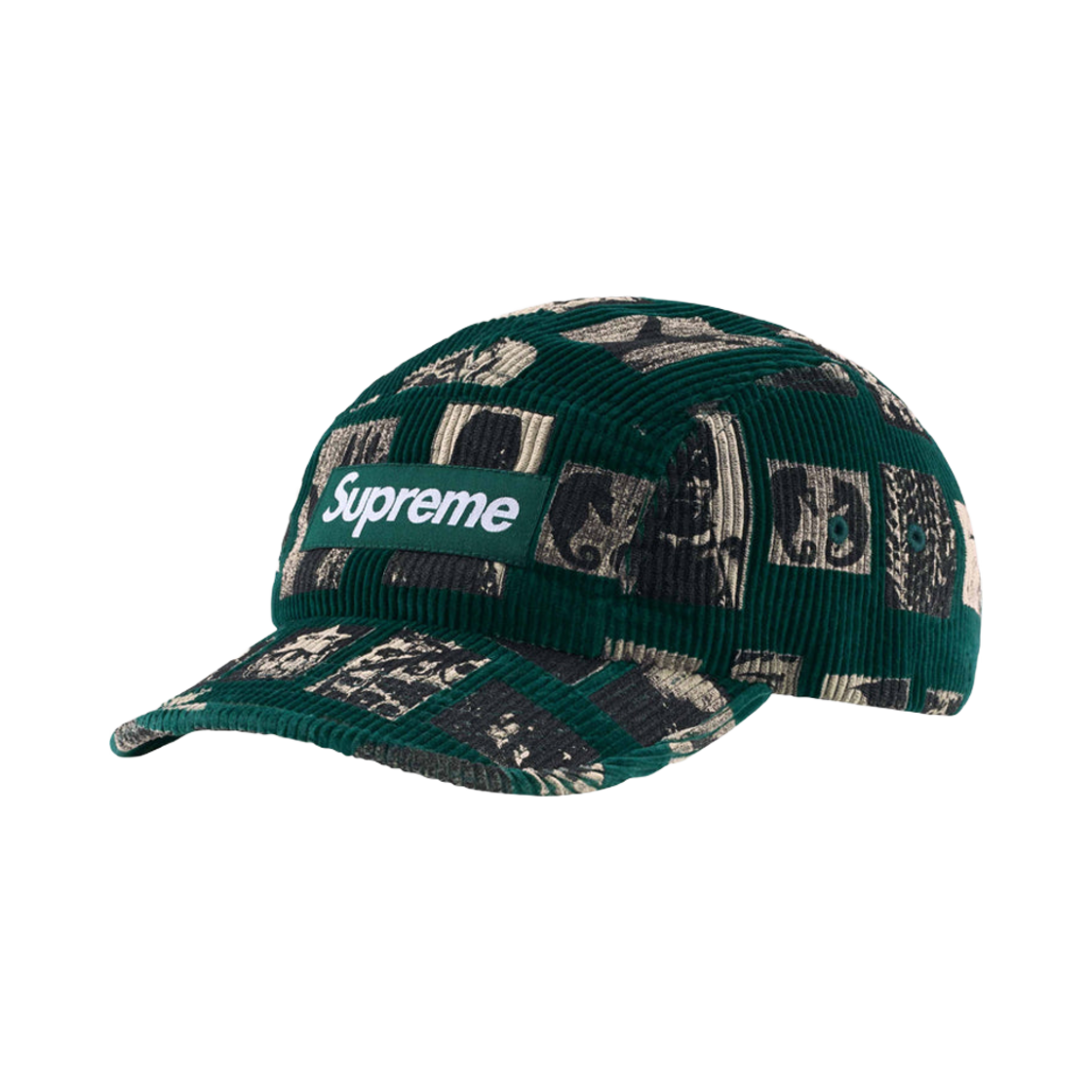 슈프림 위어도 데이브 코듀로이 캠프캡 그린 - 24SS(Supreme Weirdo Dave Corduroy Camp Cap Green - 24SS)