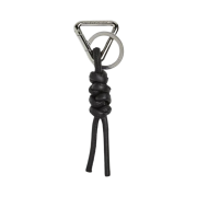 Bottega Veneta Triangle Keyring Black
