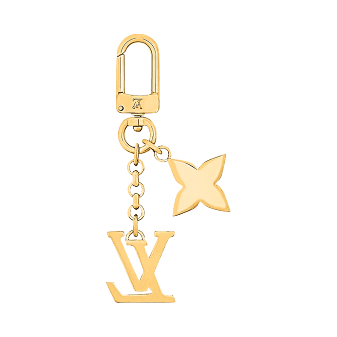 (W) 루이비통 LV 아이코닉 에나멜 백 참 골드 핑크((W) Louis Vuitton LV Iconic Enamel Bag Charm Gold Pink) - 2