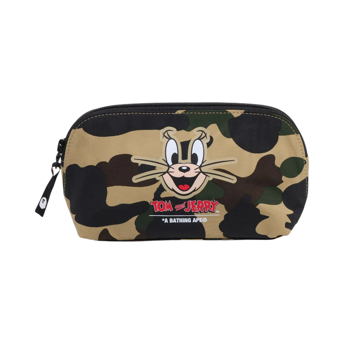 베이프 x 톰과 제리 85주년 퍼스트 카모 파우치 옐로우(BAPE x Tom & Jerry 85th Anniversary 1st Camo Pouch Yellow)