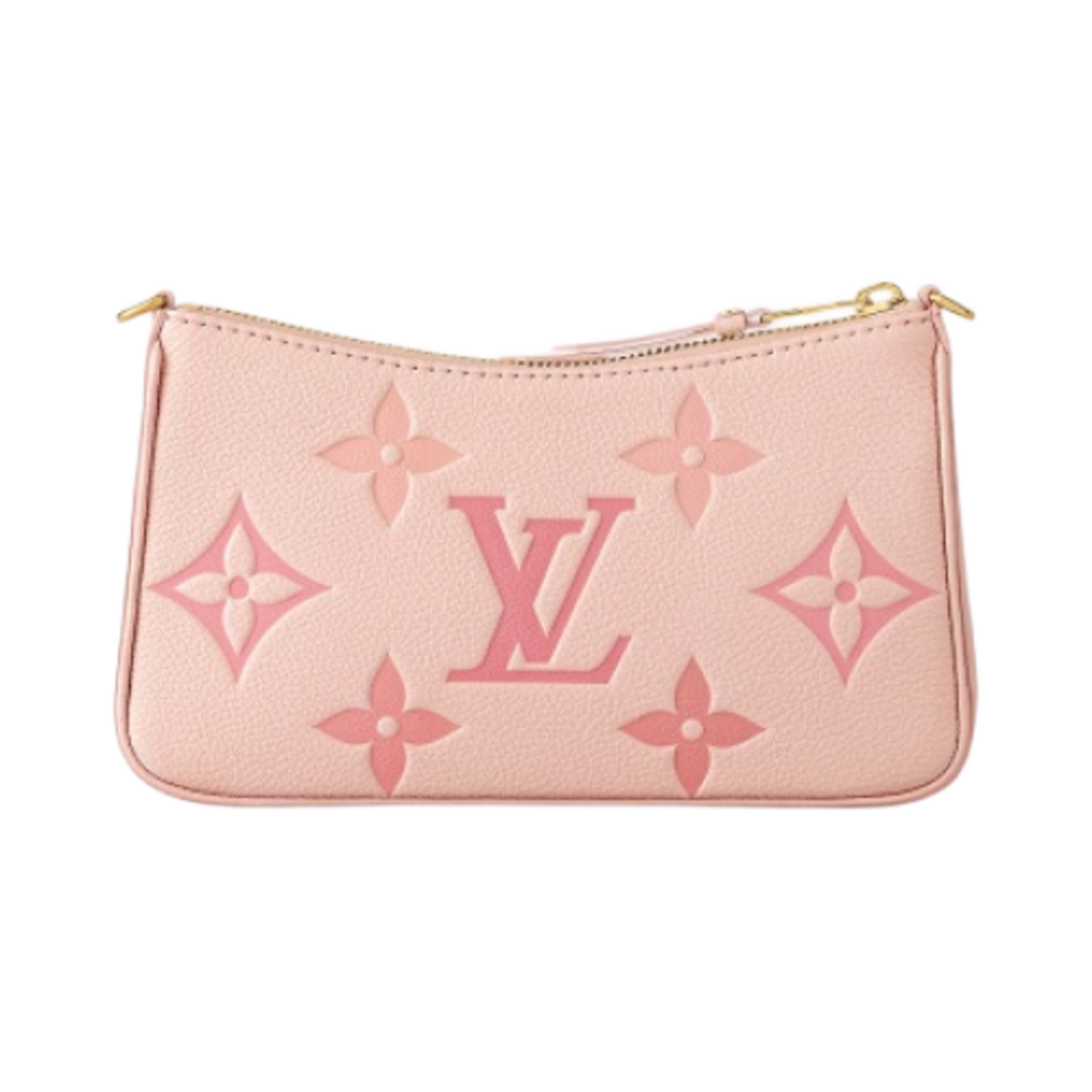 루이비통 이지 파우치 온 스트랩 모노그램 앙프렝뜨 그라디언트 핑크(Louis Vuitton Easy Pouch On Strap Monogram Empreinte Gradient Pink) - 3