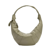 Lemaire Fortune Croissant Bag Soft Grained Leather Dusty Khaki