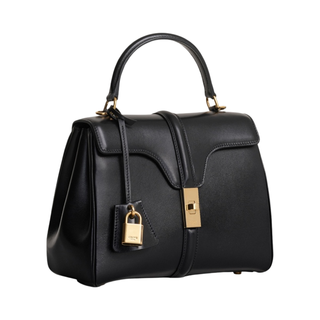 셀린느 스몰 16 백 새티네이티드 카프스킨 블랙(Celine Small 16 Bag in Satinated Calfskin Black) - 2