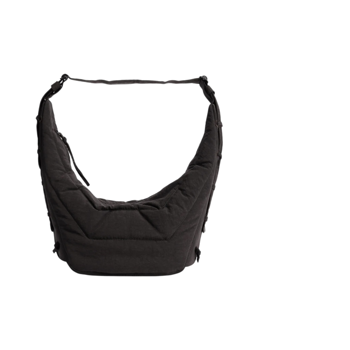 르메르 미디움 소프트 게임백 나일론 캔버스 다크 초콜릿(Lemaire Medium Soft Game Bag Nylon Canvas Dark Chocolate)