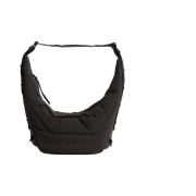 Lemaire Medium Soft Game Bag Nylon Canvas Dark Chocolate