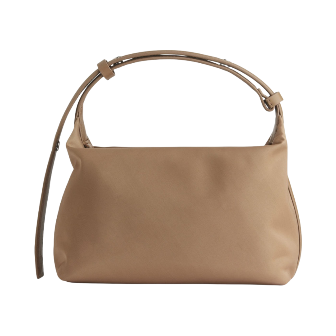 1195195-002 Arket Leather Detailed Crossbody Bag Beige