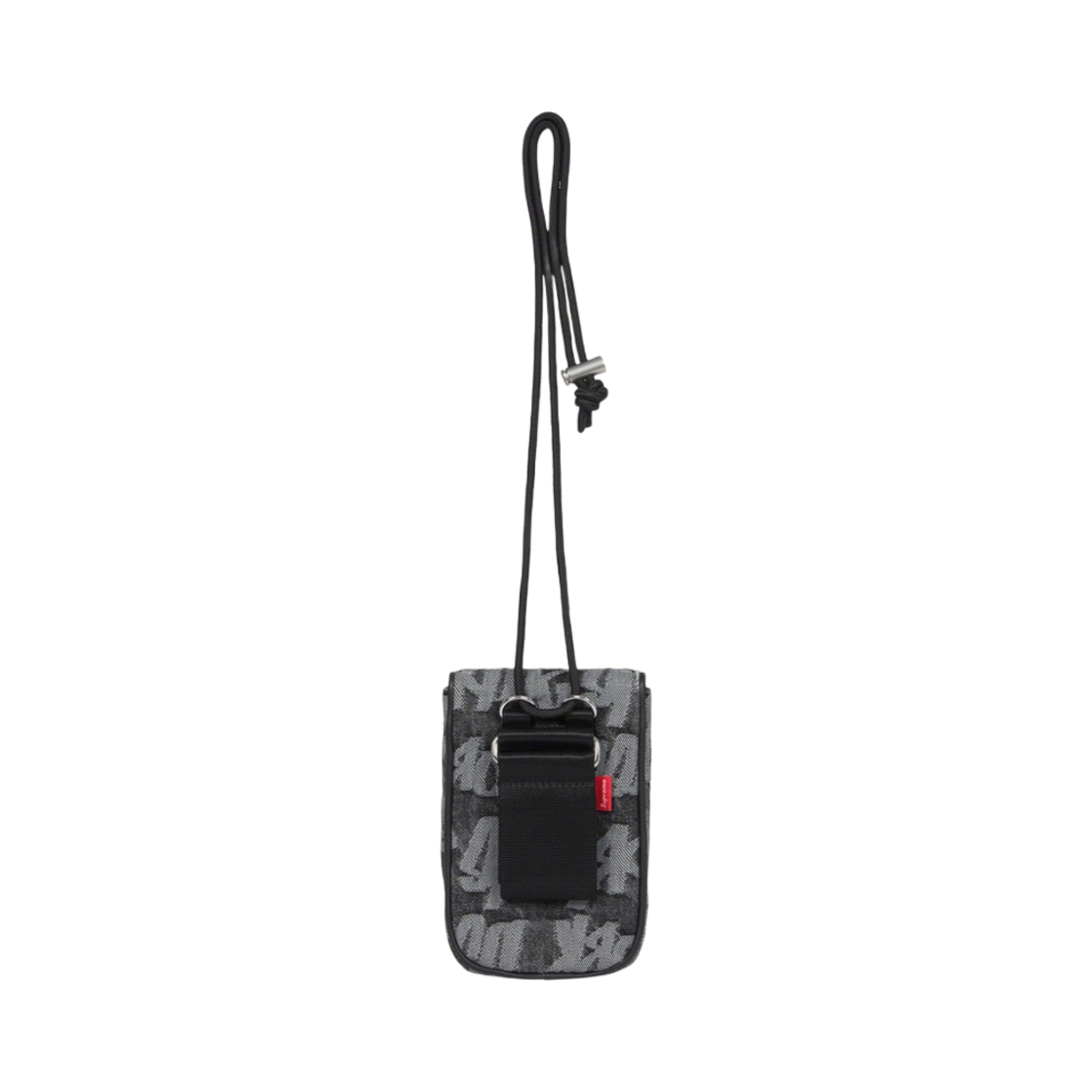 슈프림 팻 팁 자카드 데님 넥 파우치 블랙 - 22SS(Supreme Fat Tip Jacquard Denim Neck Pouch Black - 22SS) - 2