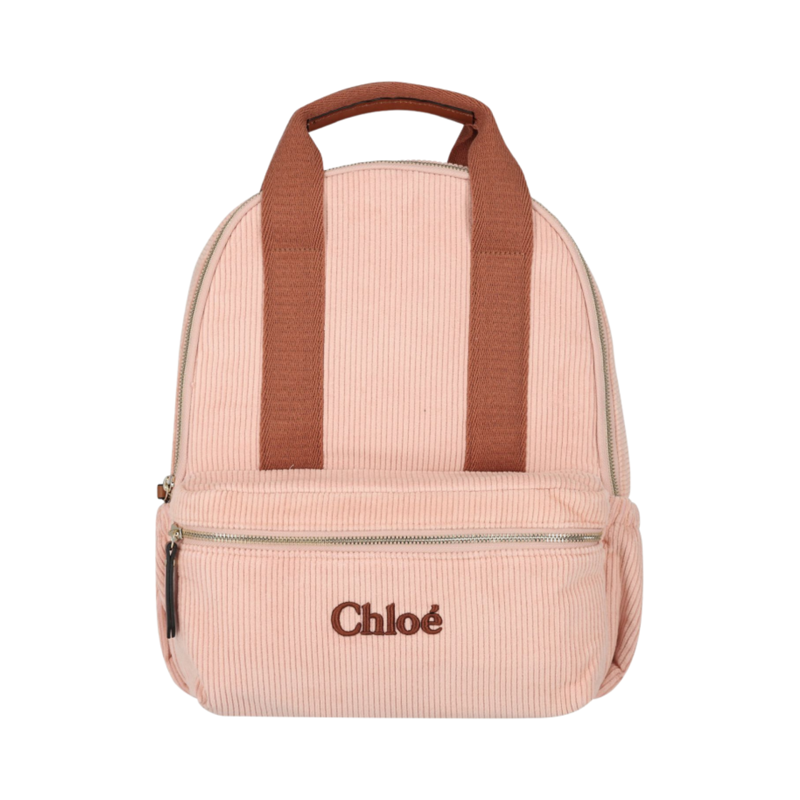 C20275-454 (Kids) Chloe Logo Embroidered Backpack Pale Pink