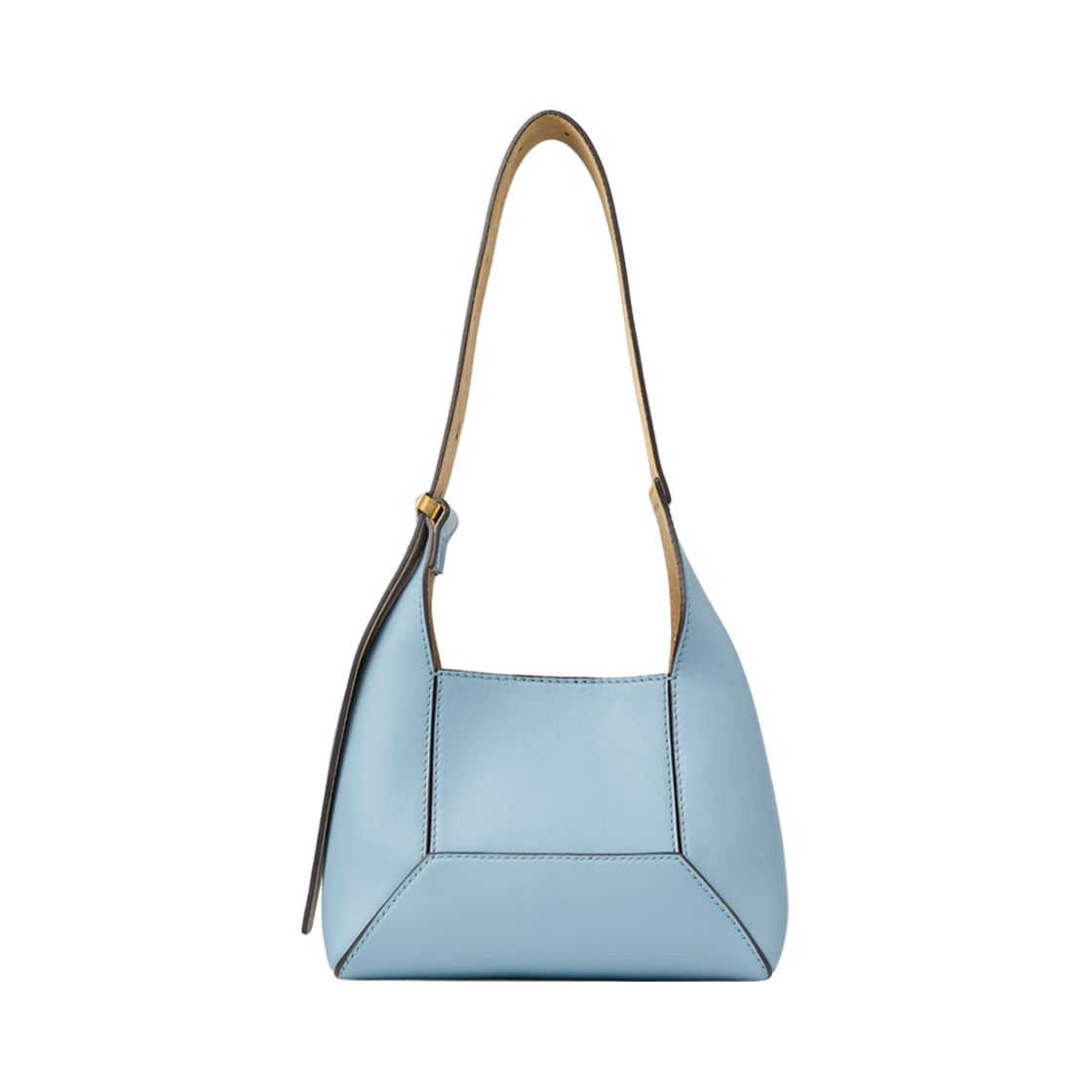 지미추 다이아몬드 호보 S 레더 숄더백 더스티 블루 골드(Jimmy Choo Diamond Hobo S Leather Shoulder Bag Dusty Blue Gold) - 2
