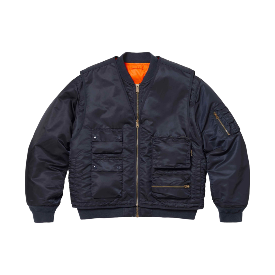 ジャケット・アウター supreme ma-1 vest Navy 슈프림 투인원 MA-1 + 베스트 네이비 - 24SS | Supreme | KREAM